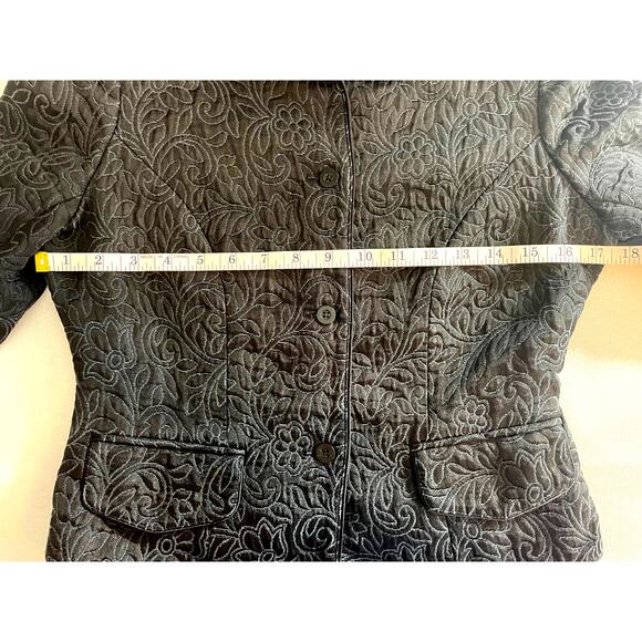 JACLYN SMITH CLASSIC BLAZER, SIZE SMALL, EMBROIDERED - Picture 6 of 9